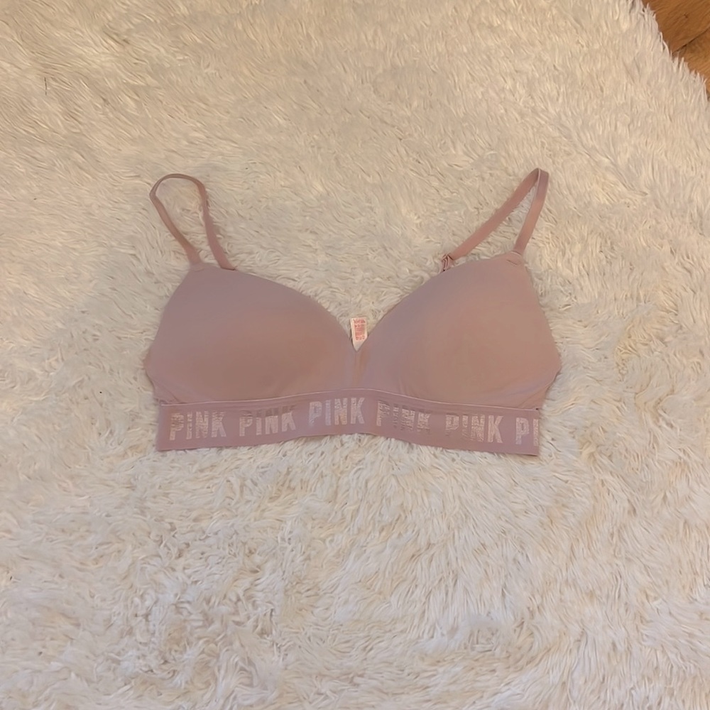 PINK wireless wear everywhere wireless push-up bra in 36B